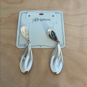 Brighton Silver Teardrop Earrings